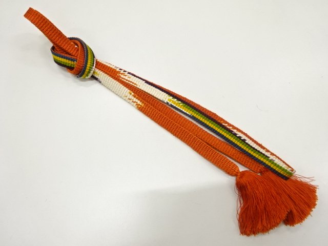 JAPANESE KIMONO / HAND-TIED OBIJIME CORD